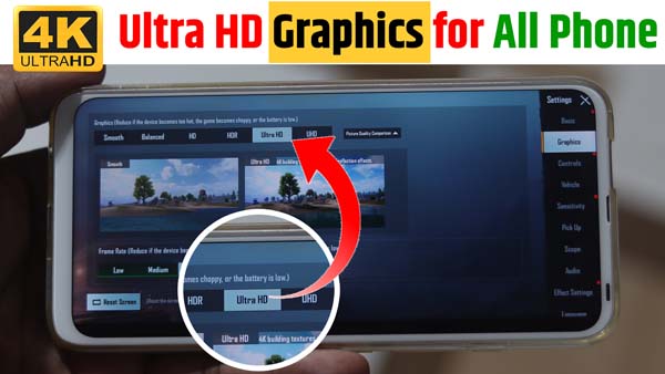 How to Enable 4K Ultra HD Graphics on PUBG Mobile 2020