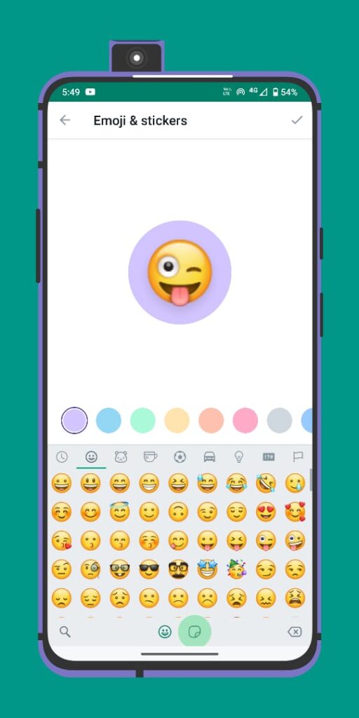 How to Use WhatsApp new Update Group Emoji & Stickers DP in Hindi