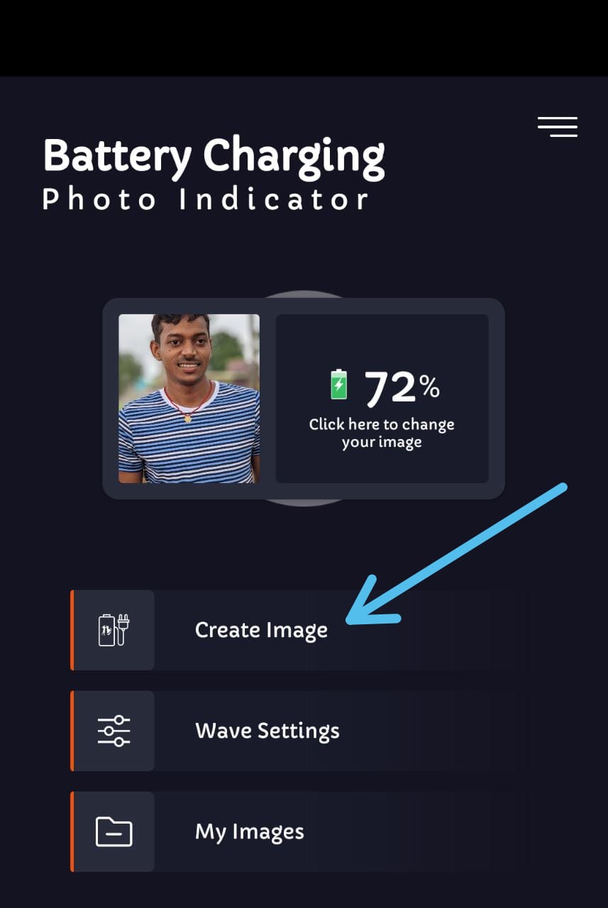 How To set photo on charging animation screen