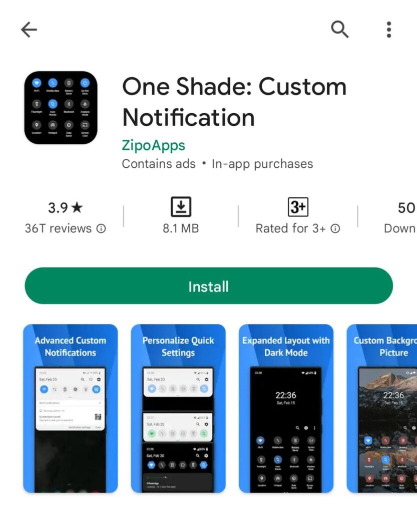 Techfinz App One Shade