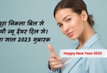 Happy New Year 2023 Funny Shayari, हैप्पी न्यू ईयर Funny शायरी हिंदी