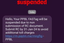 How to upload RC document in Paytm Fastag PPBL Fastag will be suspended