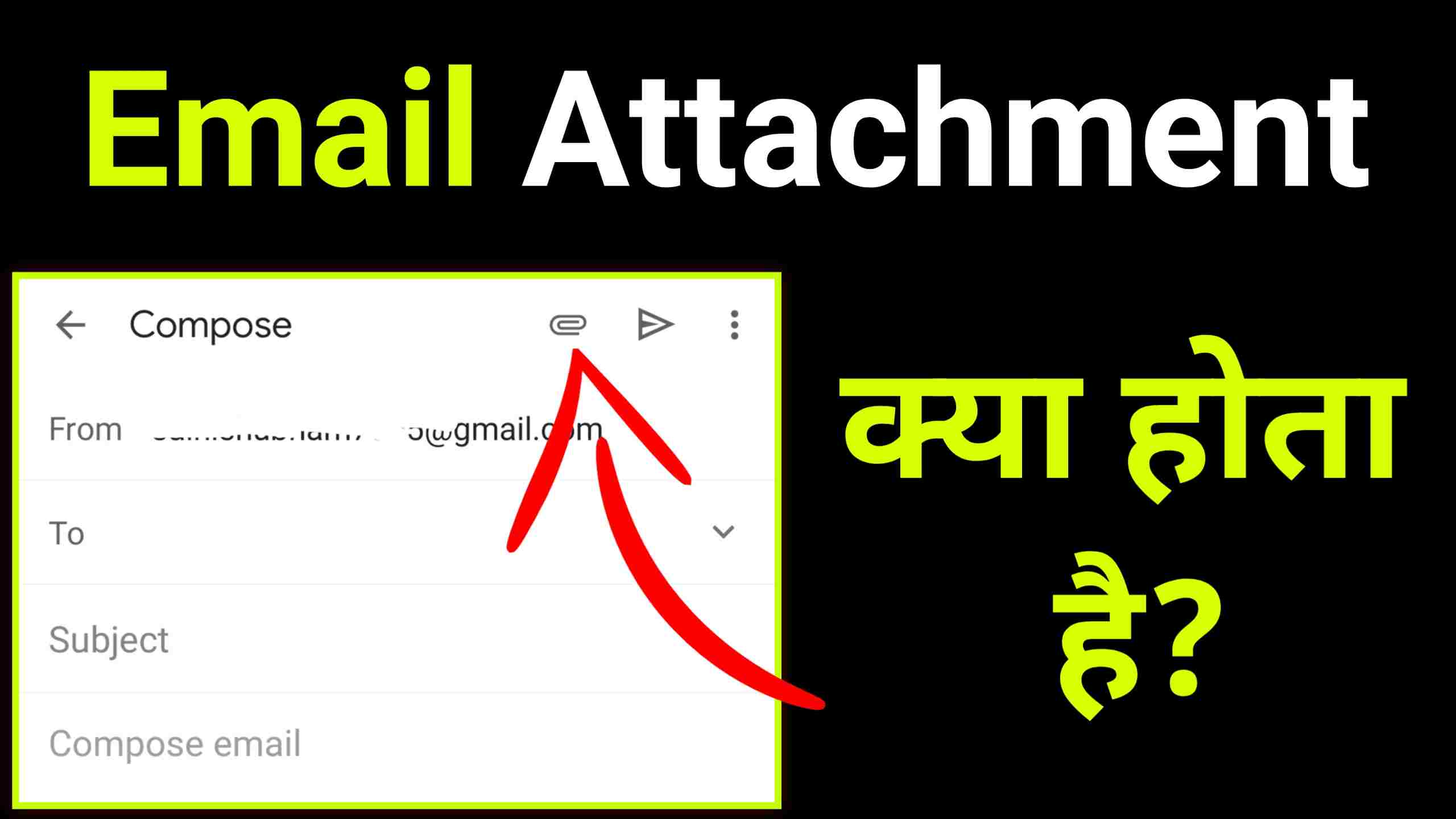 Email Attachment Kya Hai